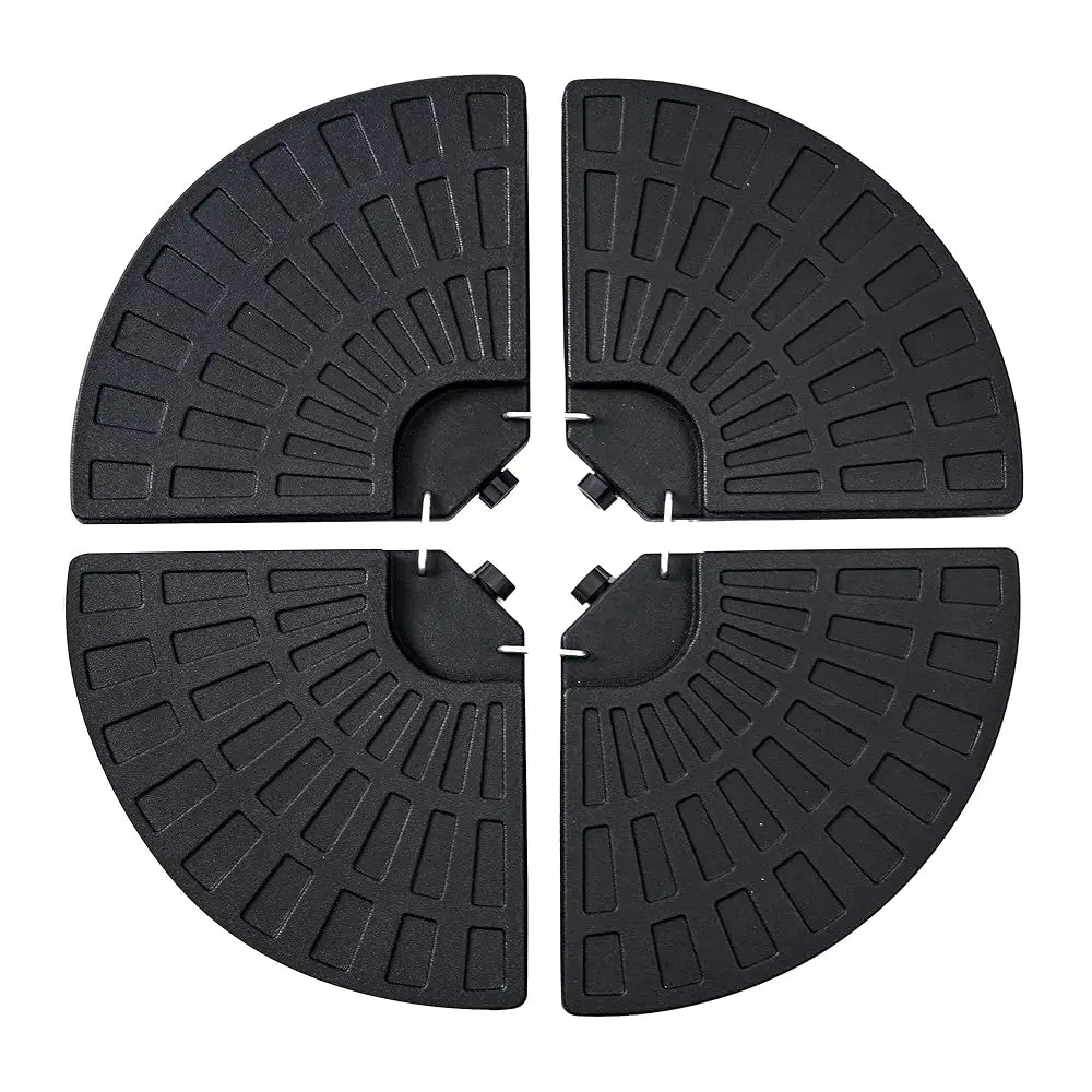 4-Piece Round Offset Patio Umbrella Base Stand Heavy Duty, Wind-Resistant With U Locking, Stable, Water/Sand Filled For Deck,
4-Piece Round Offset Patio Umbrella Base Stand Heavy Duty, Wind-Resistant With U Locking, Stable, Water/Sand Filled For Deck,