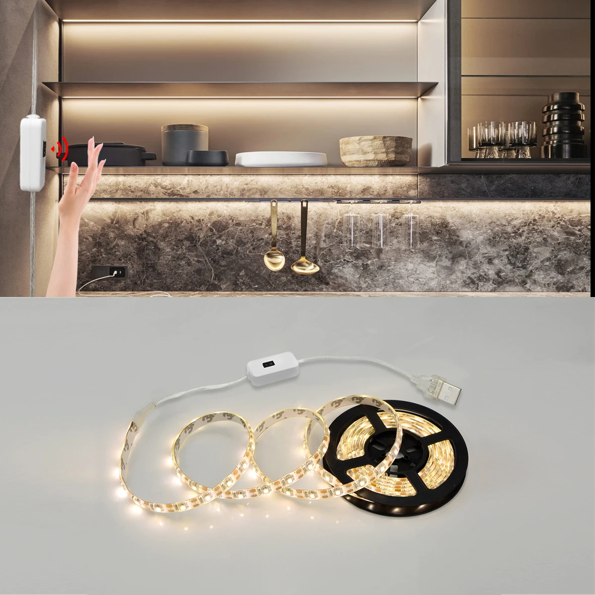 Гибкая лента SMD с питанием от USB-кабеля, лента с диодами, 1-5 м, постоянный ток, 5 В, ручной датчик подметания, лампочки для освещения комнаты, кухни
Гибкая лента SMD с питанием от USB-кабеля, лента с диодами, 1-5 м, постоянный ток, 5 В, ручной датчик подметания, лампочки для освещения комнаты, кухни