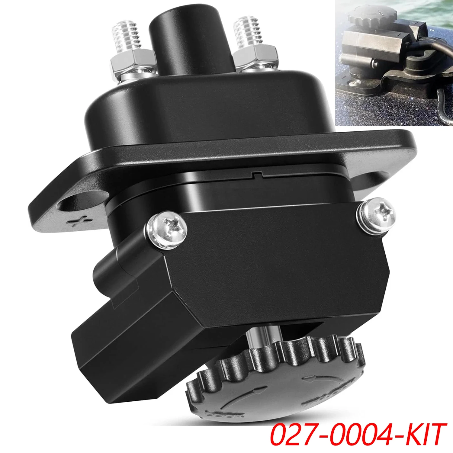 TML 027-0004-KIT Trolling Motor Plug Replace for Onboard Marine 12V to 48V DC Power Connection With Gaskets, 80 AMP Capacity
TML 027-0004-KIT Trolling Motor Plug Replace for Onboard Marine 12V to 48V DC Power Connection With Gaskets, 80 AMP Capacity