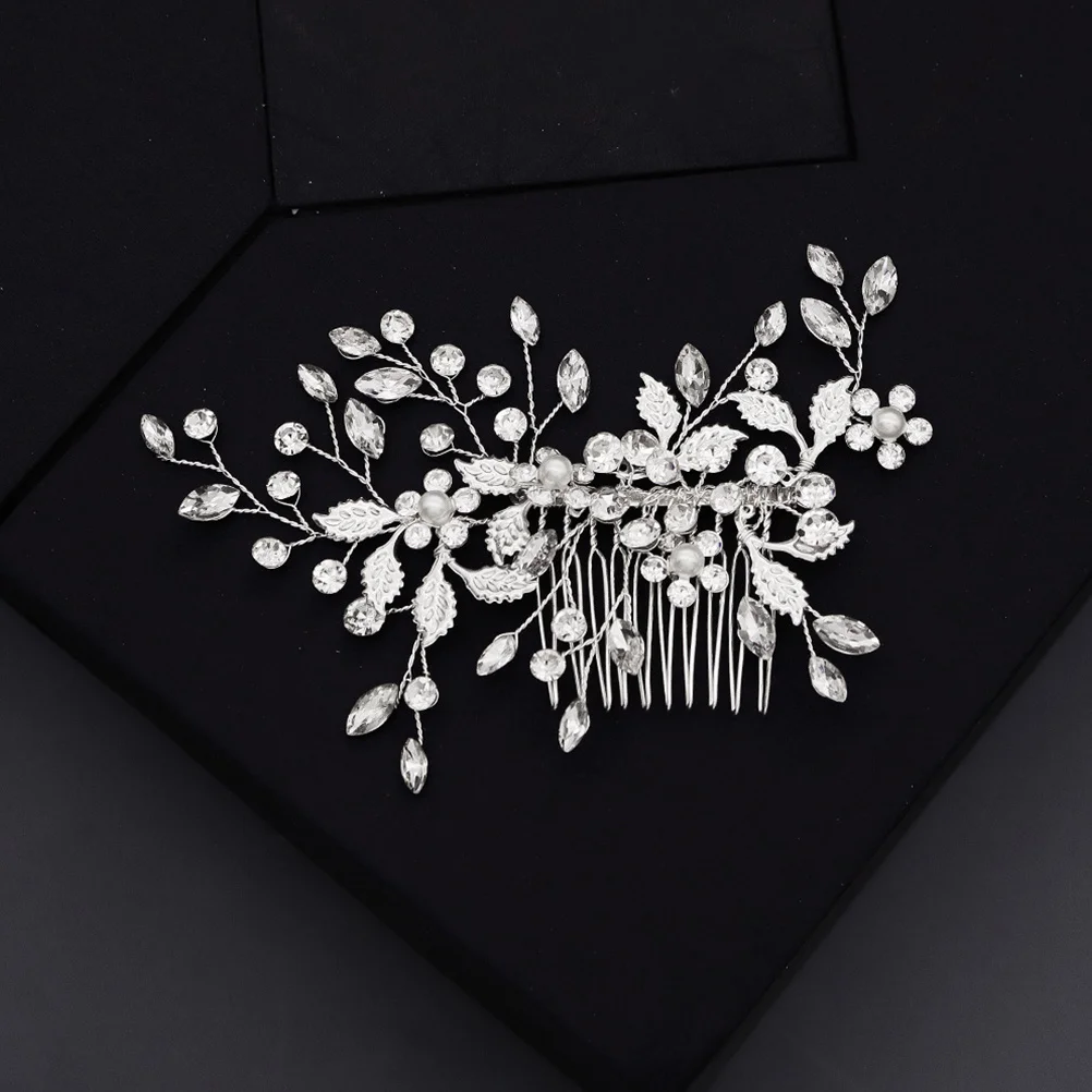 1Pcs Pearl Rhinestone Flower Bride Hair Comb Elegant Handmade Wedding Headdress Bridal Hair Ornament Party Photography
1Pcs Pearl Rhinestone Flower Bride Hair Comb Elegant Handmade Wedding Headdress Bridal Hair Ornament Party Photography
