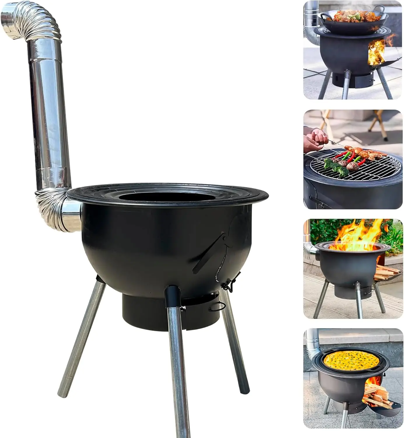 Многофункциональная дровяная печь со стойкой для гриля, большой портативный угольный гриль, походная ракетная печь для приготовления пищи на открытом воздухе/на заднем дворе
Многофункциональная дровяная печь со стойкой для гриля, большой портативный угольный гриль, походная ракетная печь для приготовления пищи на открытом воздухе/на заднем дворе