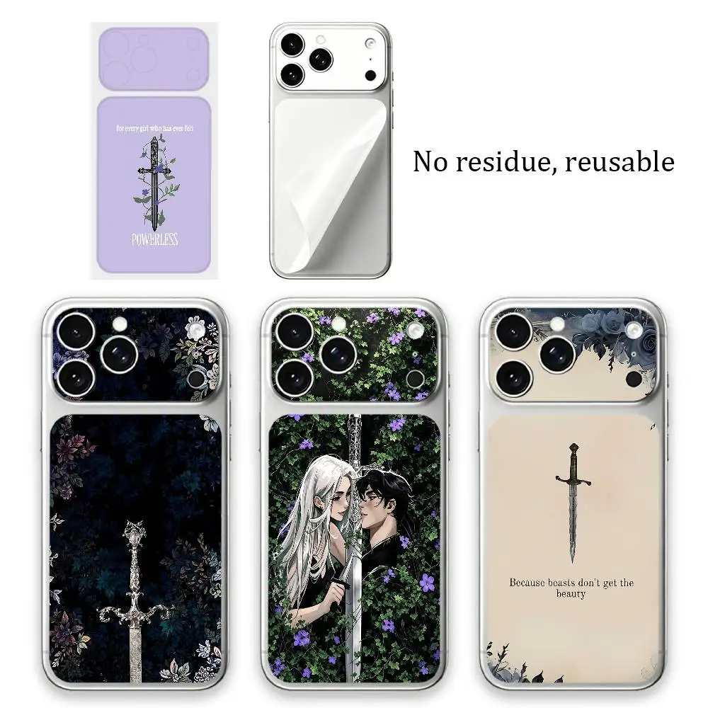 Kai Azer P-Powerless T-Trilogy Back Skin Sticker For iPhone 17 Pro Max Anti-Scratch Rear Protective Film
Kai Azer P-Powerless T-Trilogy Back Skin Sticker For iPhone 17 Pro Max Anti-Scratch Rear Protective Film