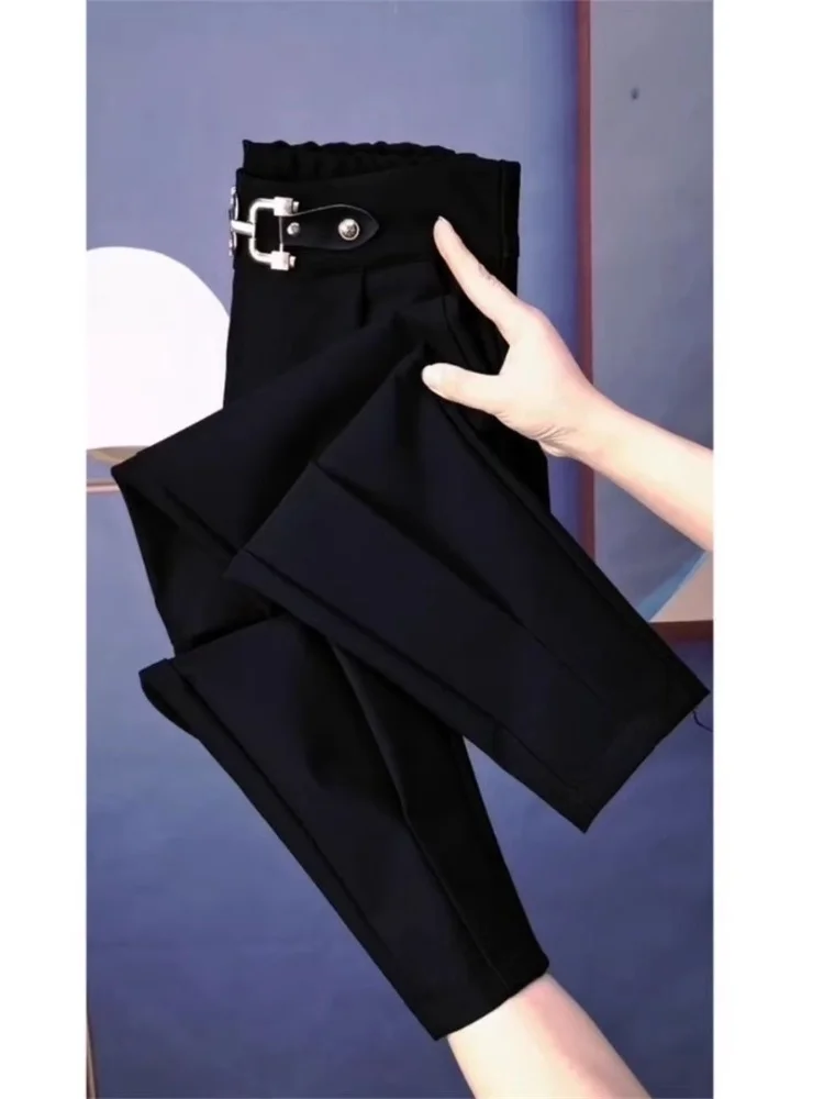 High Waist Thin Summer Casual Nine-Piece Pants Women's Outerwear Harlan Jeans Slimming Effect Shape Body Type
High Waist Thin Summer Casual Nine-Piece Pants Women's Outerwear Harlan Jeans Slimming Effect Shape Body Type