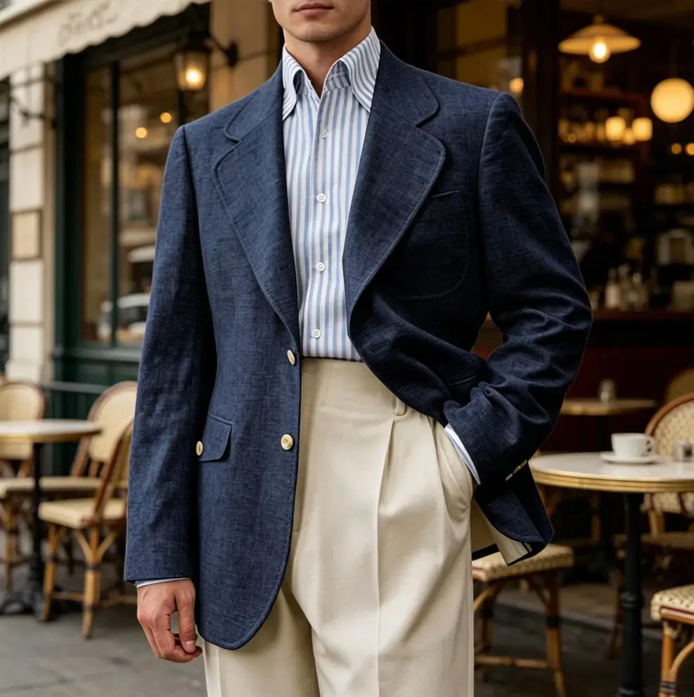 Linen Men Blazer 1PCS Jacket Business Office Natural Breathable Slim Fit Single Breasted Wedding Party Smart Casual Outerwear
Linen Men Blazer 1PCS Jacket Business Office Natural Breathable Slim Fit Single Breasted Wedding Party Smart Casual Outerwear