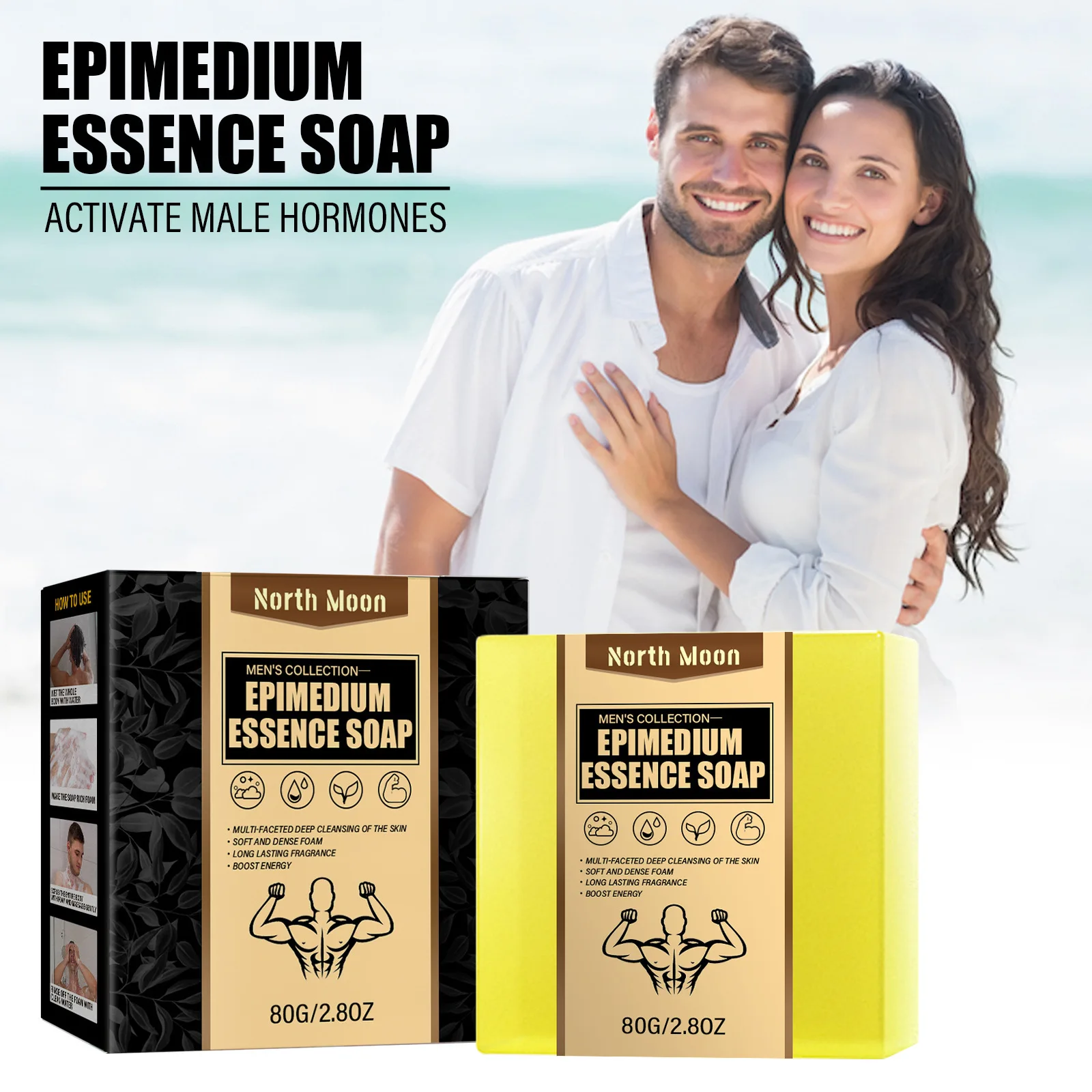 Мыло с эссенцией Epimedium, 80 г, мыло для интимной стирки для мужчин, мужское мыло с ароматом мыла для мытья тела для глубоких интимных частей
Мыло с эссенцией Epimedium, 80 г, мыло для интимной стирки для мужчин, мужское мыло с ароматом мыла для мытья тела для глубоких интимных частей