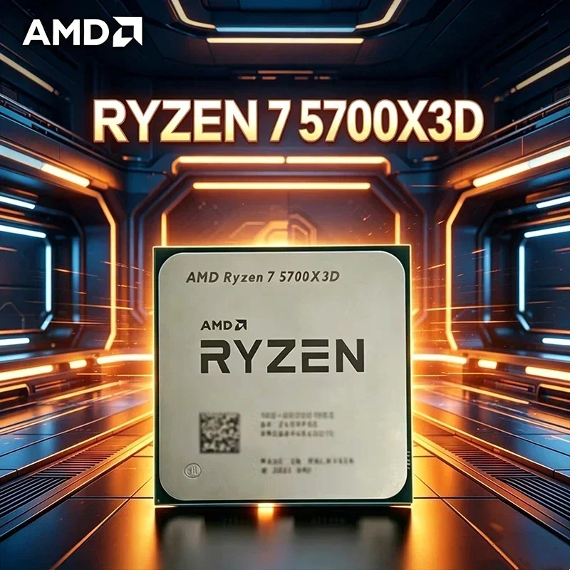 AMD Ryzen 7 5700X3D Bulk CPU for X570 B550 8-Cores 16-Threads 3 GHz Up to 4.1 GHz 105W AM4 CPU DDR4 Ryzen 5000 Series Processor
AMD Ryzen 7 5700X3D Bulk CPU for X570 B550 8-Cores 16-Threads 3 GHz Up to 4.1 GHz 105W AM4 CPU DDR4 Ryzen 5000 Series Processor