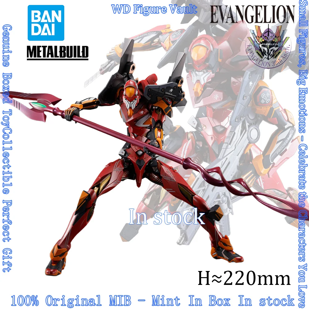 In stock Bandai METAL BUILD Evangelion Unit-02 30th with the Spear of Cassius Series Figures Anime Model Genuine Boxed Toy Gift
In stock Bandai METAL BUILD Evangelion Unit-02 30th with the Spear of Cassius Series Figures Anime Model Genuine Boxed Toy Gift