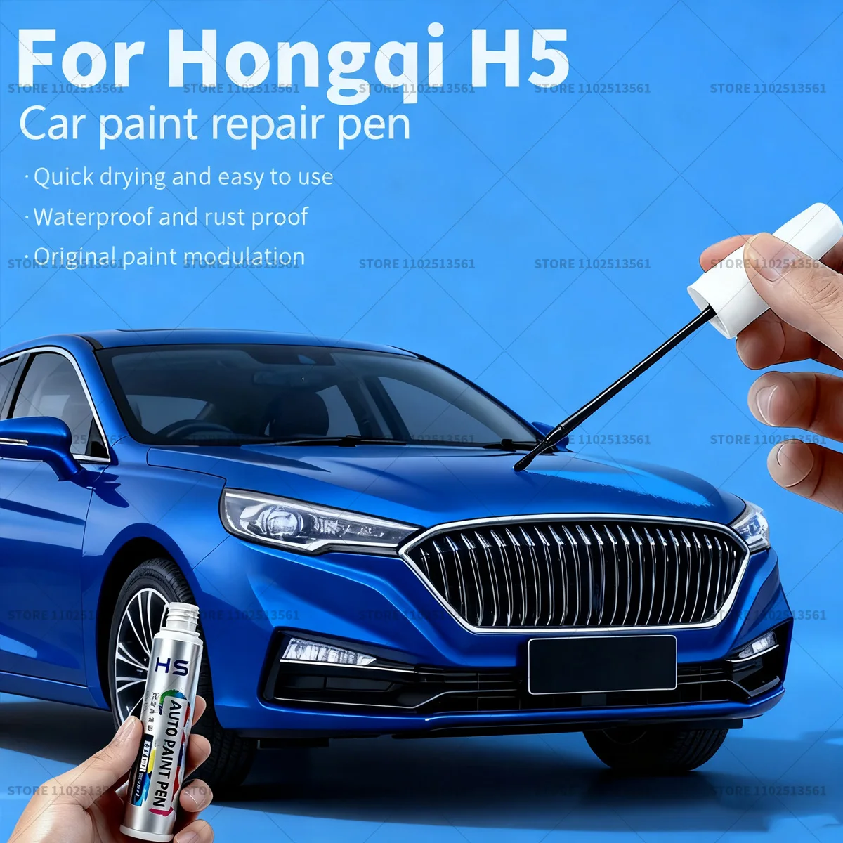 Car Paint Repair Pen Touch Up Scratch Remover DIY Auto Accessories White 1C Red 1Q Blue 2M Grey 1N Black 2j Brown For Hongqi H5
Car Paint Repair Pen Touch Up Scratch Remover DIY Auto Accessories White 1C Red 1Q Blue 2M Grey 1N Black 2j Brown For Hongqi H5