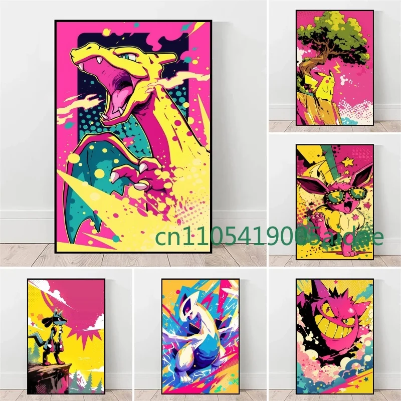 Pokemon Scroll Art Cloth Anime Characters Pikachu Charizard Gengar Wall Classic Poster Halloween Xmas Decor Fans Collection Gift 
Pokemon Scroll Art Cloth Anime Characters Pikachu Charizard Gengar Wall Classic Poster Halloween Xmas Decor Fans Collection Gift
