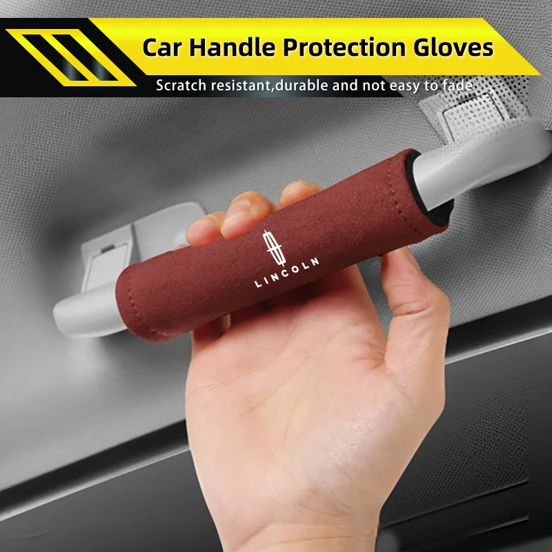 Car Roof Handle Protective Cover Suede Protection Pad Auto Interior For Lincoln MKZ MKX Navigator Continental Corsair MKC MKT
Car Roof Handle Protective Cover Suede Protection Pad Auto Interior For Lincoln MKZ MKX Navigator Continental Corsair MKC MKT