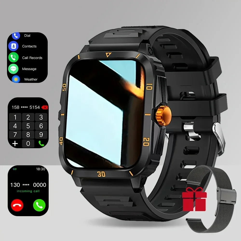 Smartwatch 2.01-inch display Music control Weather calculator Tracking Multiple sports modes Customizable dial USB charging
Smartwatch 2.01-inch display Music control Weather calculator Tracking Multiple sports modes Customizable dial USB charging