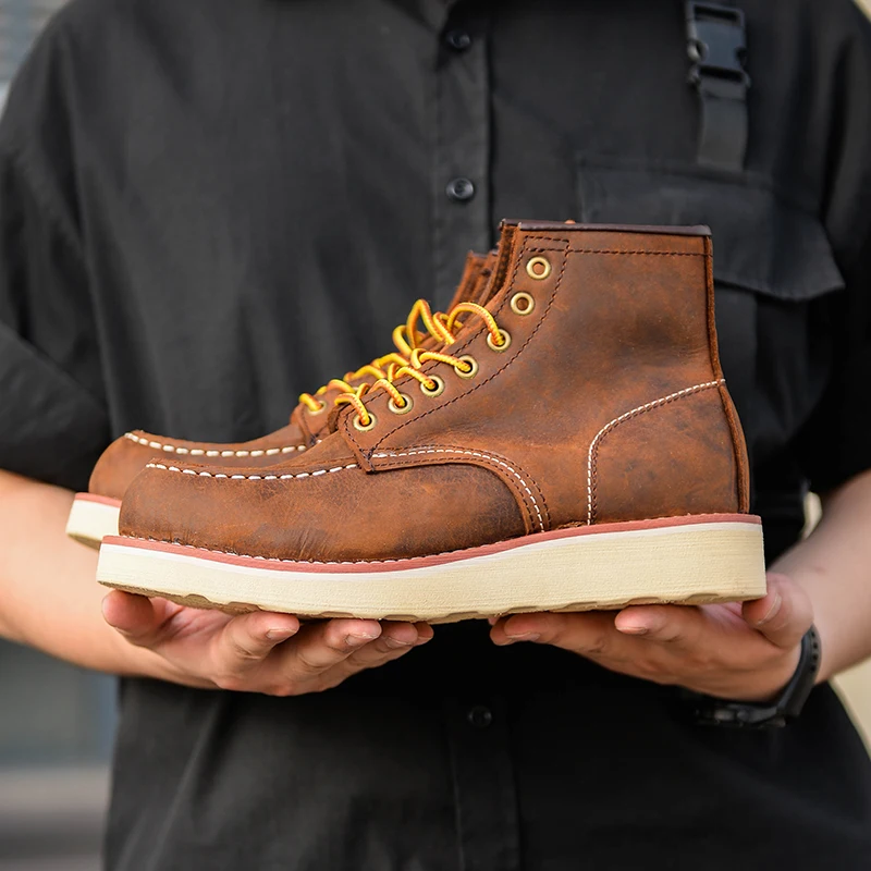 Ботинки Mad Skin в стиле ретро, мотоциклетные ботинки со средним верхом, рабочие ботинки с высокой посадкой для мужчин и женщин, пары ort Tube
Ботинки Mad Skin в стиле ретро, мотоциклетные ботинки со средним верхом, рабочие ботинки с высокой посадкой для мужчин и женщин, пары ort Tube