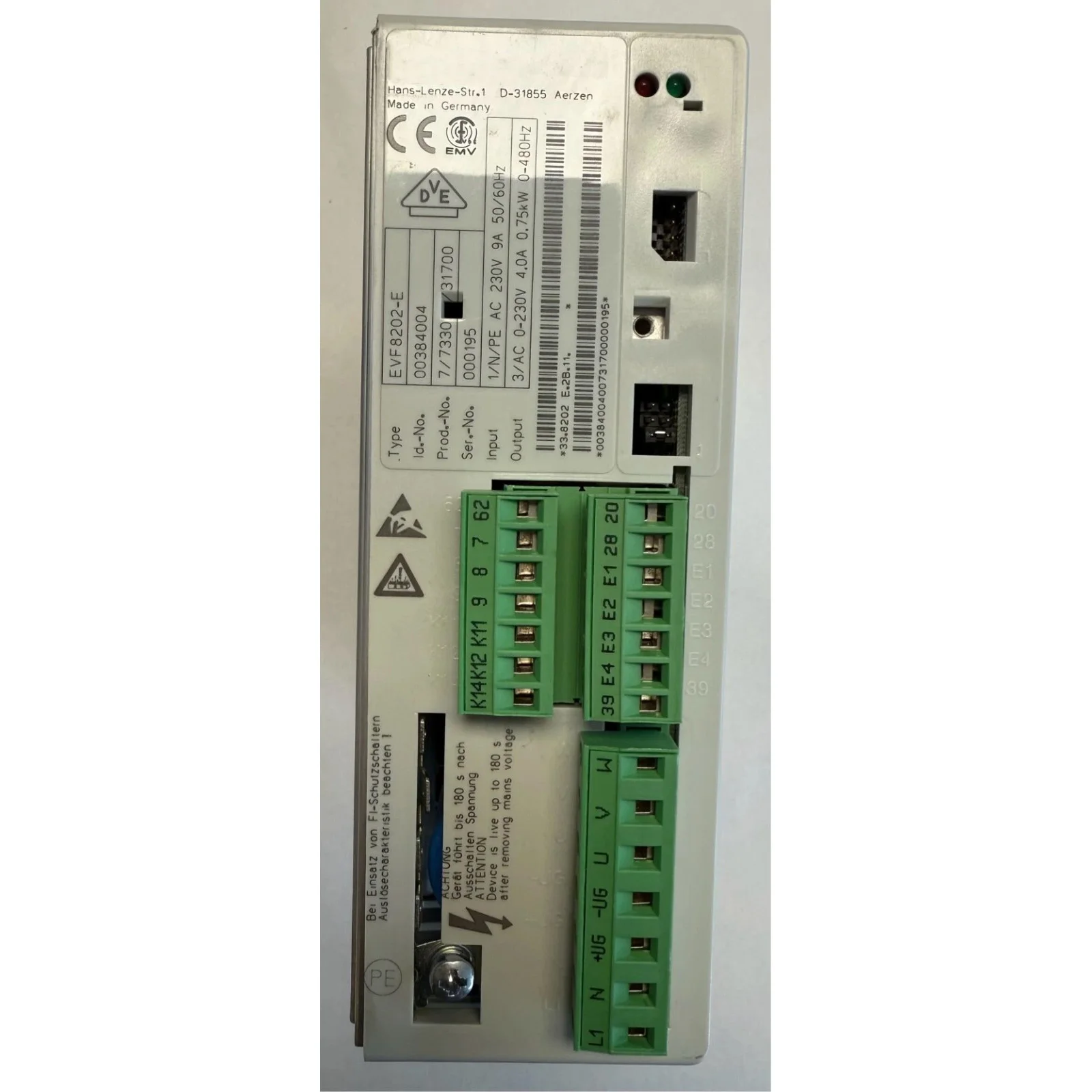 Brand New EVF8202-E Frequency Inverter for AC Motors Industrial Automation with Steel Aluminum Plastic Materials
Brand New EVF8202-E Frequency Inverter for AC Motors Industrial Automation with Steel Aluminum Plastic Materials