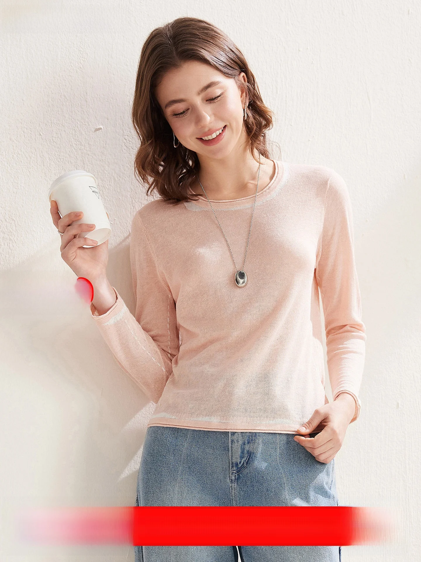 Mao Jin 2026 Spring Summer New Long Sleeve Linen Knitted Shirt Women Casual Simple T-shirt Inner Wear Base Top
Mao Jin 2026 Spring Summer New Long Sleeve Linen Knitted Shirt Women Casual Simple T-shirt Inner Wear Base Top