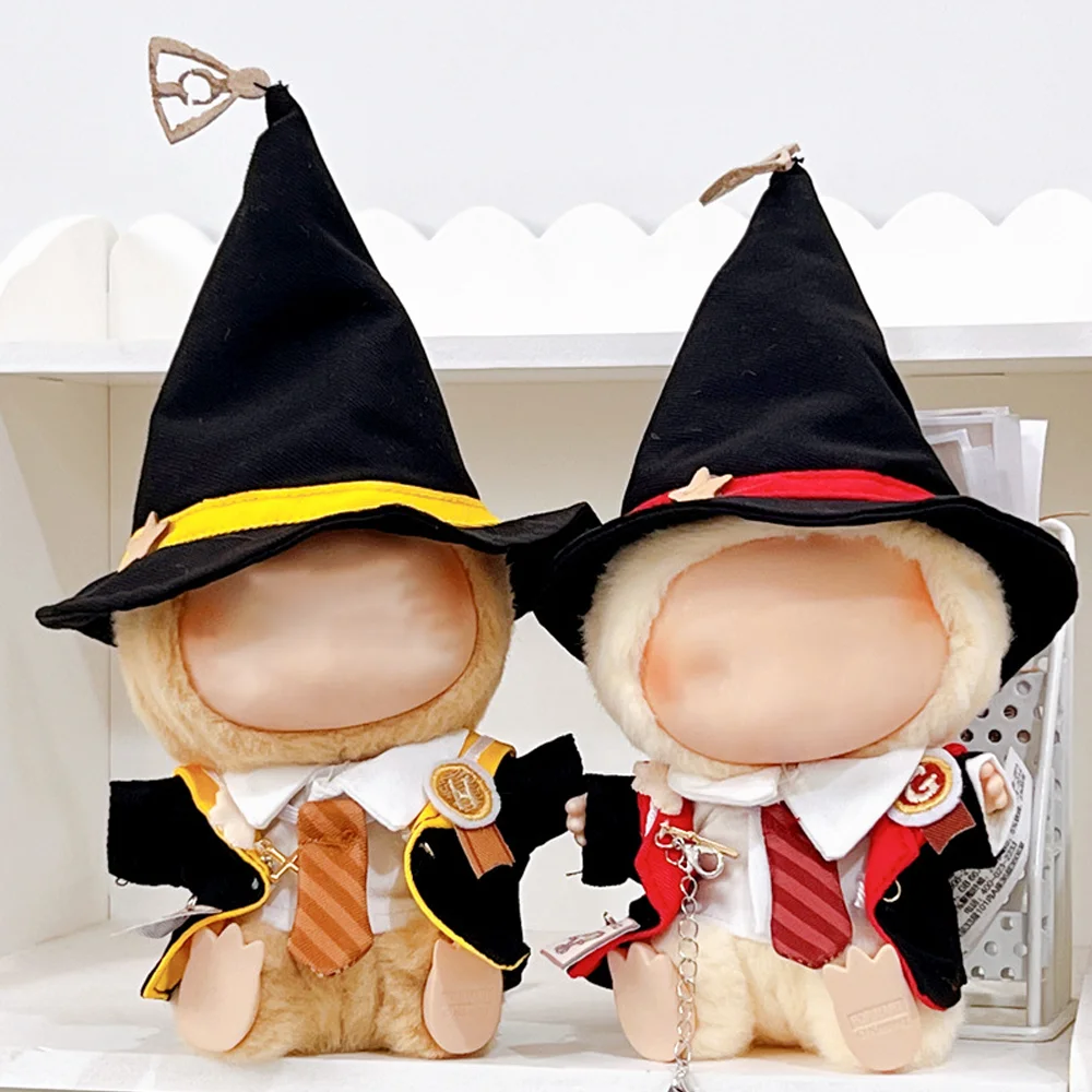 Magician Doll Clothing Set For Labubu Clothes Designer Plush Doll Clothes 15-17cm Toy DIY Dress Up Hat And Tie Accessories
Magician Doll Clothing Set For Labubu Clothes Designer Plush Doll Clothes 15-17cm Toy DIY Dress Up Hat And Tie Accessories