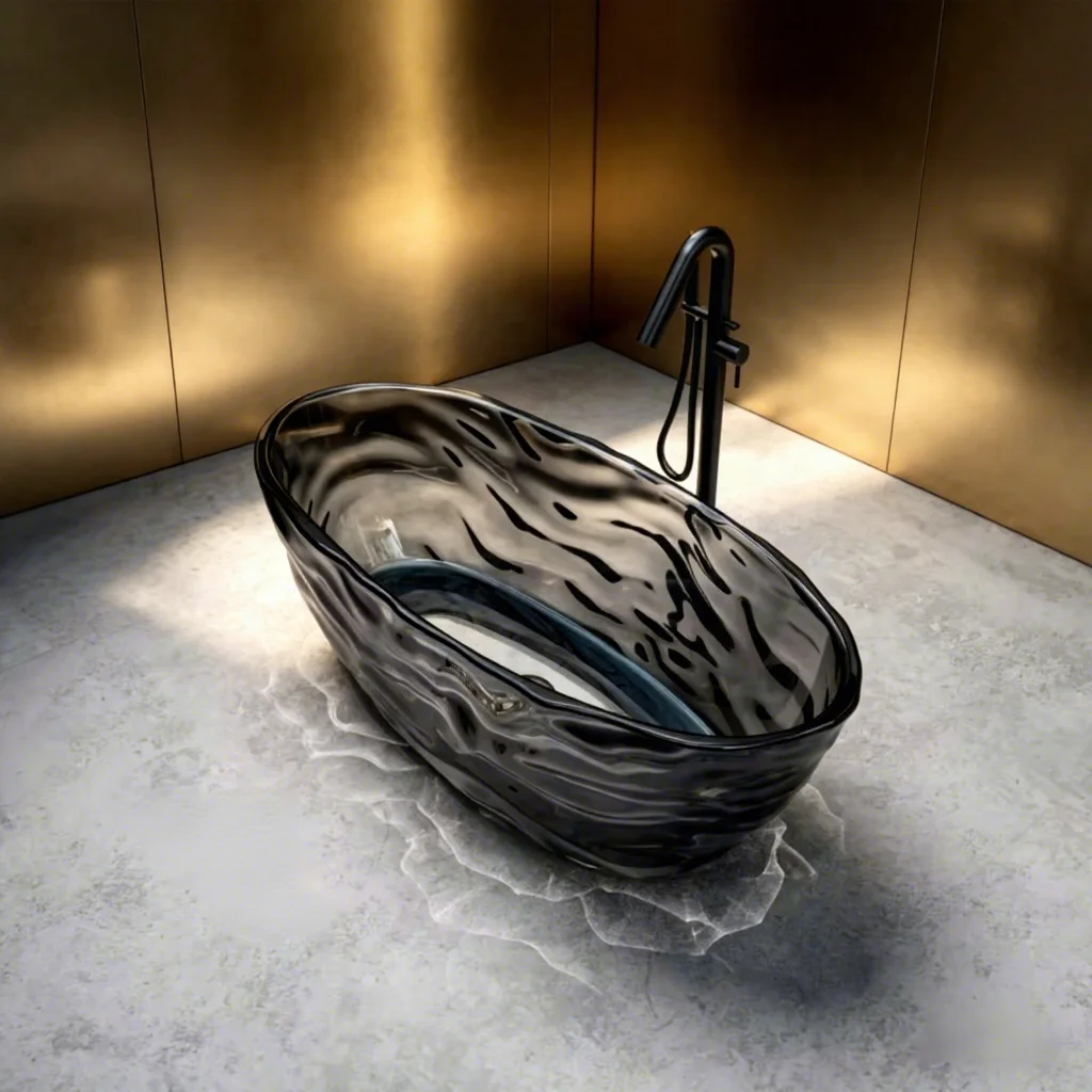 &c Transparent Colorful Resin Tub High Quality Art Tub Wave Pattern Transparent Colored Freestanding Bathtub
&c Transparent Colorful Resin Tub High Quality Art Tub Wave Pattern Transparent Colored Freestanding Bathtub