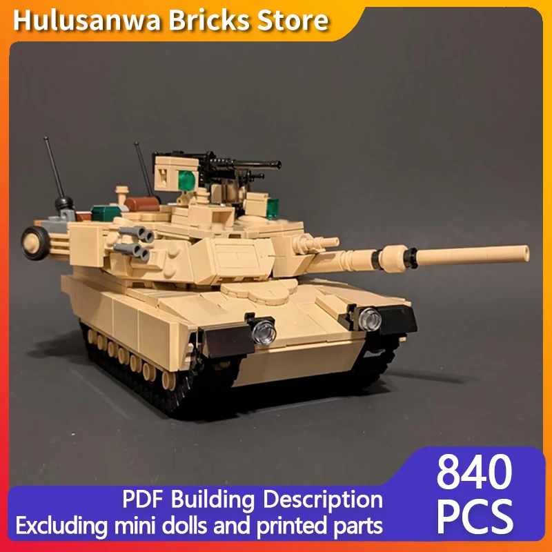 M1A2 Modern Military Tanks Model MOC Building Bricks War Equipment Modular Technology Gifts Holiday Assemble Children Toys Suit
M1A2 Modern Military Tanks Model MOC Building Bricks War Equipment Modular Technology Gifts Holiday Assemble Children Toys Suit