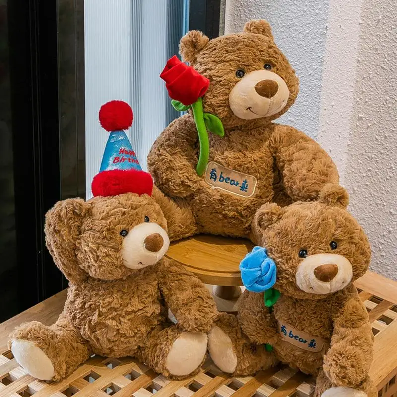 Мягкий медведь с розой, 12 дюймов, мягкий плюшевый медведь, игрушка-животное, подарок на День святого Валентина для мальчиков и девочек, детские рождественские подарки
Мягкий медведь с розой, 12 дюймов, мягкий плюшевый медведь, игрушка-животное, подарок на День святого Валентина для мальчиков и девочек, детские рождественские подарки