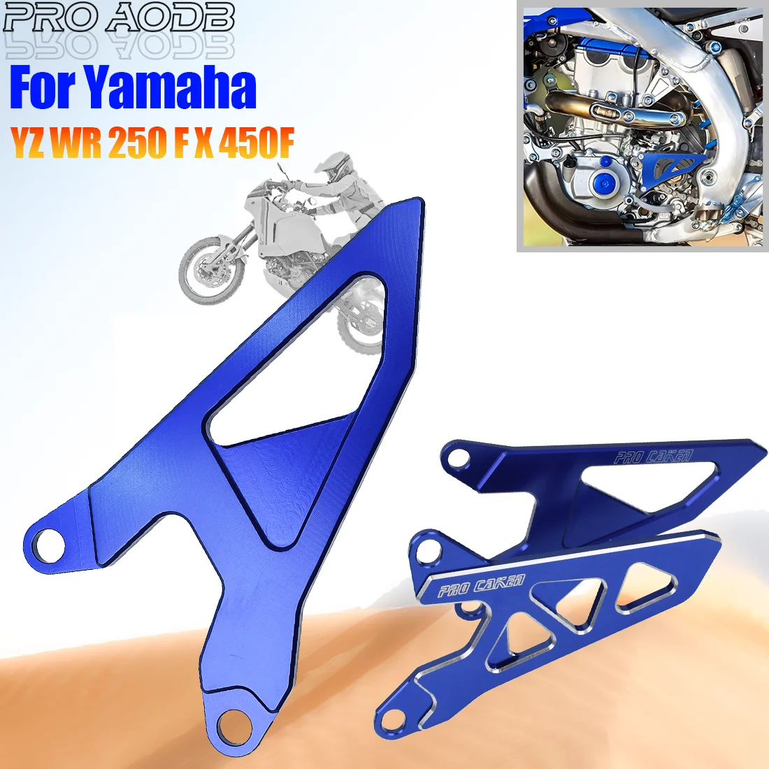 Durable Motocross For Yamaha YZ250 YZ250F YZ250X WR250F YZ450F WR450F CNC Front Sprocket Cover Chain Protector Guard 1999-2023
Durable Motocross For Yamaha YZ250 YZ250F YZ250X WR250F YZ450F WR450F CNC Front Sprocket Cover Chain Protector Guard 1999-2023