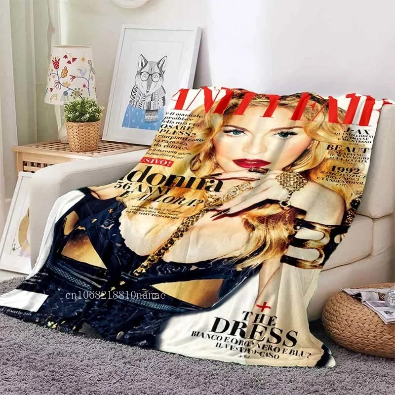 Queen of Pop M-Madonna Blanket American Singer Music Series Flannel Blanket Portable Home Sofa Travel Camping Blanket 
Queen of Pop M-Madonna Blanket American Singer Music Series Flannel Blanket Portable Home Sofa Travel Camping Blanket