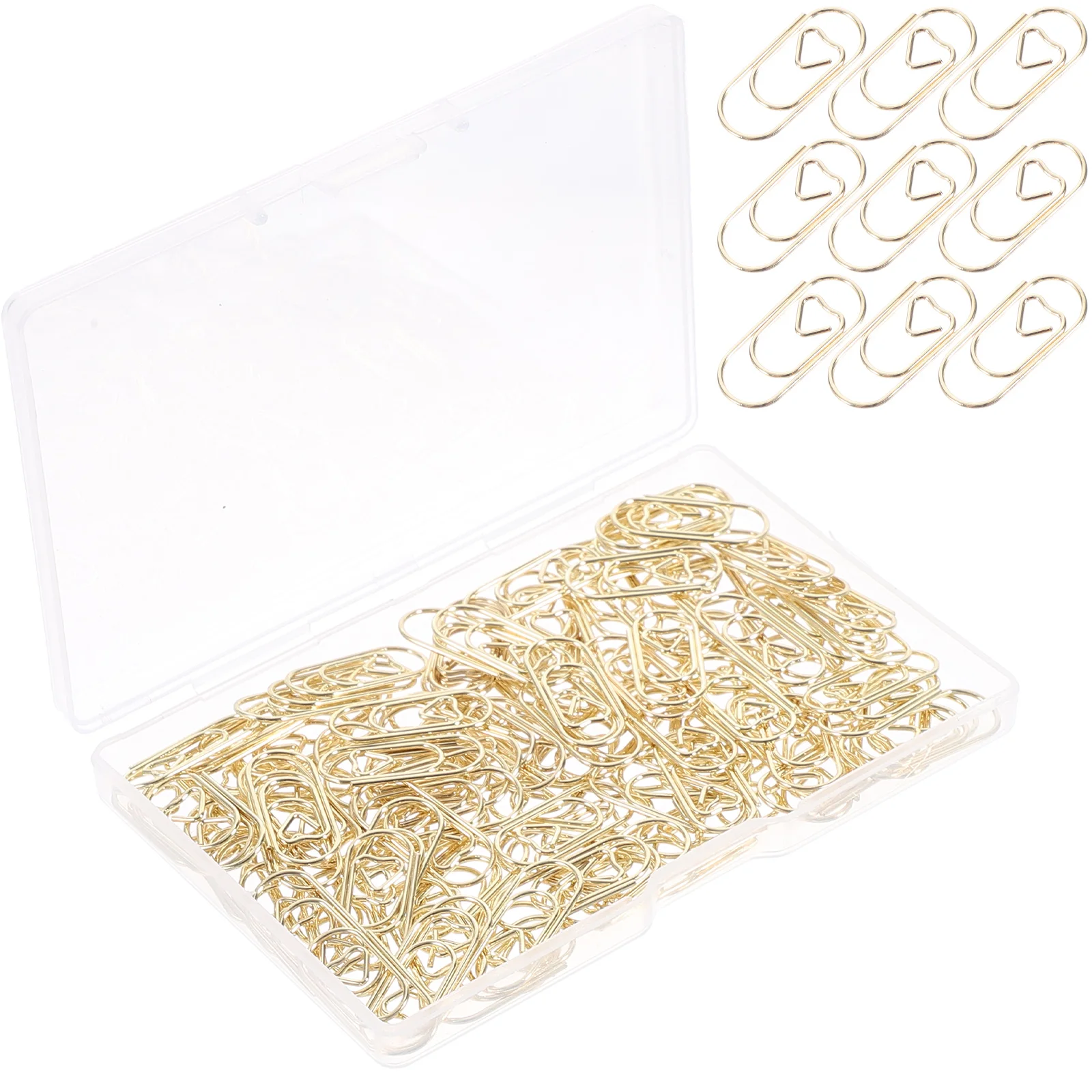 150pcs Heart Shaped Metal Paper Clips Small Size Golden 20mm Mini Document Clips Office Supplies Cute Bookmarks Gifts
150pcs Heart Shaped Metal Paper Clips Small Size Golden 20mm Mini Document Clips Office Supplies Cute Bookmarks Gifts
