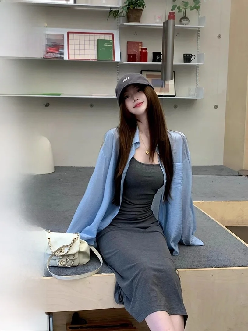 Повседневная свободная женская рубашка с длинным рукавом, простой летний топ для похудения, удобный, дышащий, из смеси лиоцелла Lenzing, полиэстера и нейлона
Повседневная свободная женская рубашка с длинным рукавом, простой летний топ для похудения, удобный, дышащий, из смеси лиоцелла Lenzing, полиэстера и нейлона