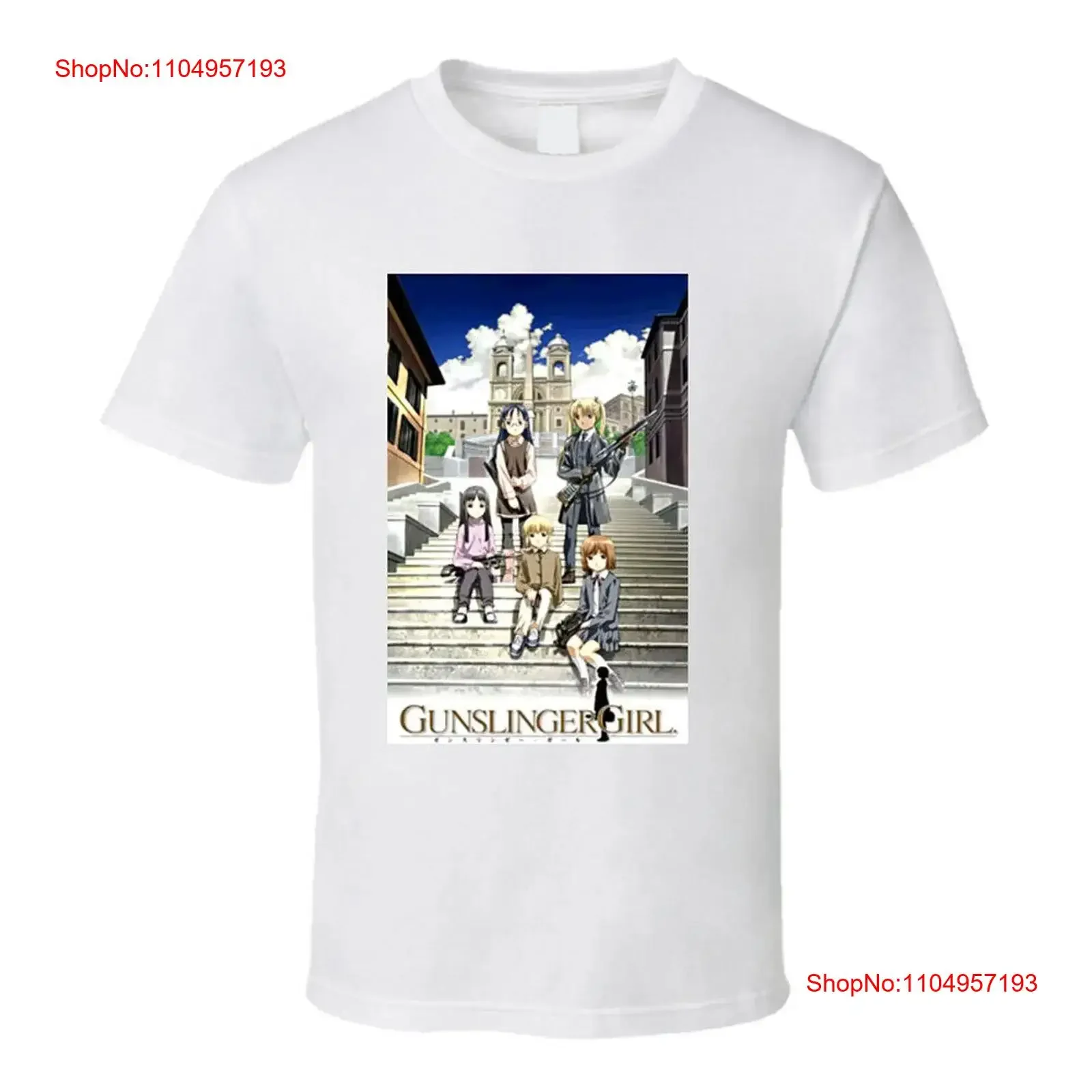 Gunslinger футболка в стиле аниме для девочек-школьников, винтажная стираная эластичная футболка унисекс, дышащая, повседневная, мягкая, универсальная, с графикой
Gunslinger футболка в стиле аниме для девочек-школьников, винтажная стираная эластичная футболка унисекс, дышащая, повседневная, мягкая, универсальная, с графикой