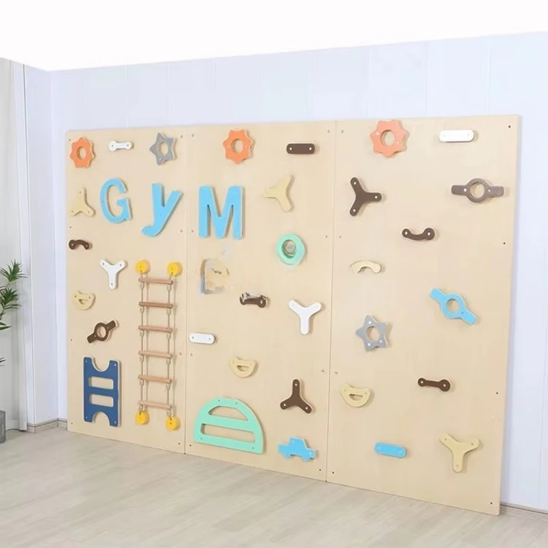 Customizable Plywood Indoor Climbing Wall Wooden Play Gym for Toddlers Kindergarten Kids Acticity Room
Customizable Plywood Indoor Climbing Wall Wooden Play Gym for Toddlers Kindergarten Kids Acticity Room