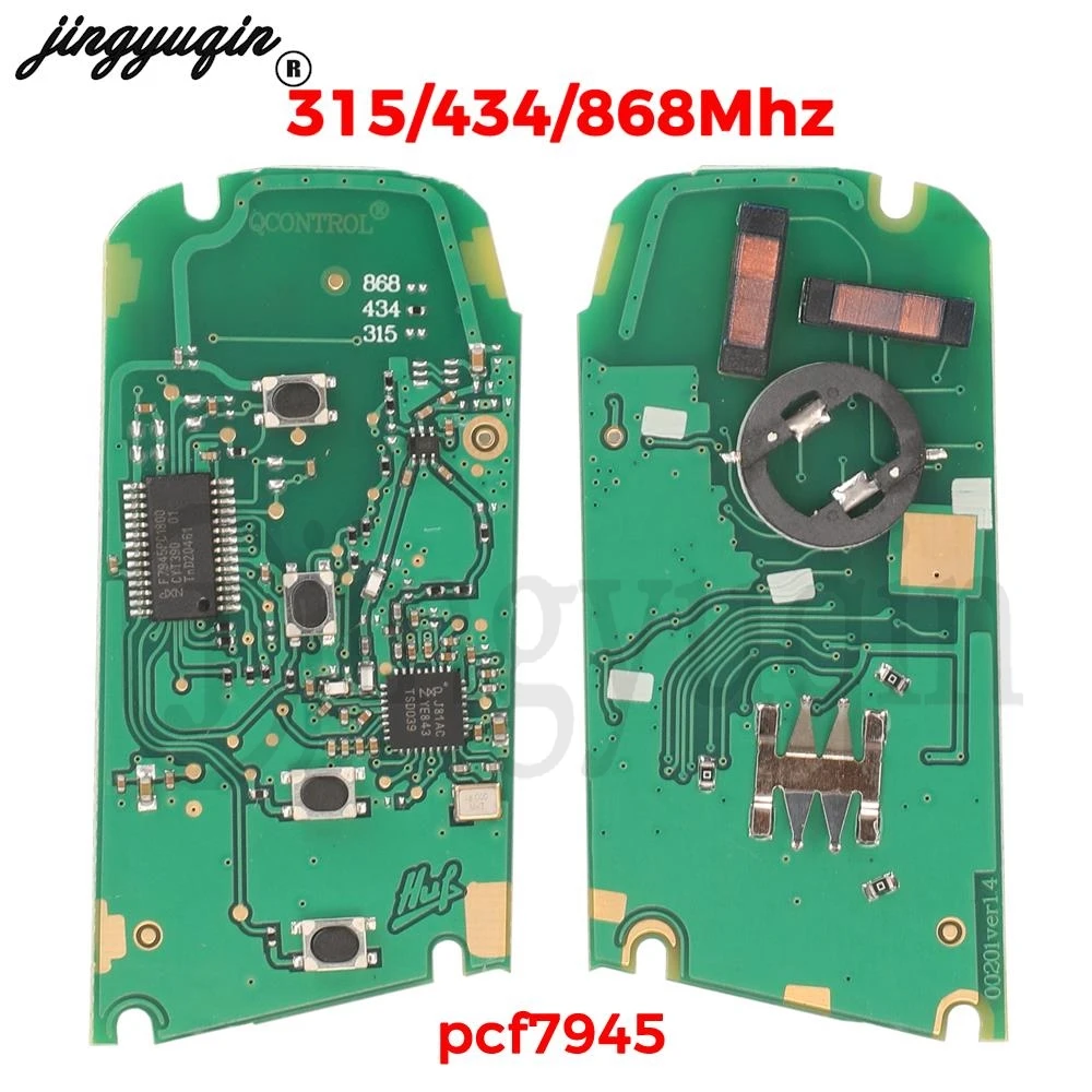 jingyuqin 868/315/434Mhz For BMW 3 5 7 Series 2009-2016 CAS4+ FEM CAS4 F System Remot Key Circuit Board PCF7945 Chip Fob
jingyuqin 868/315/434Mhz For BMW 3 5 7 Series 2009-2016 CAS4+ FEM CAS4 F System Remot Key Circuit Board PCF7945 Chip Fob