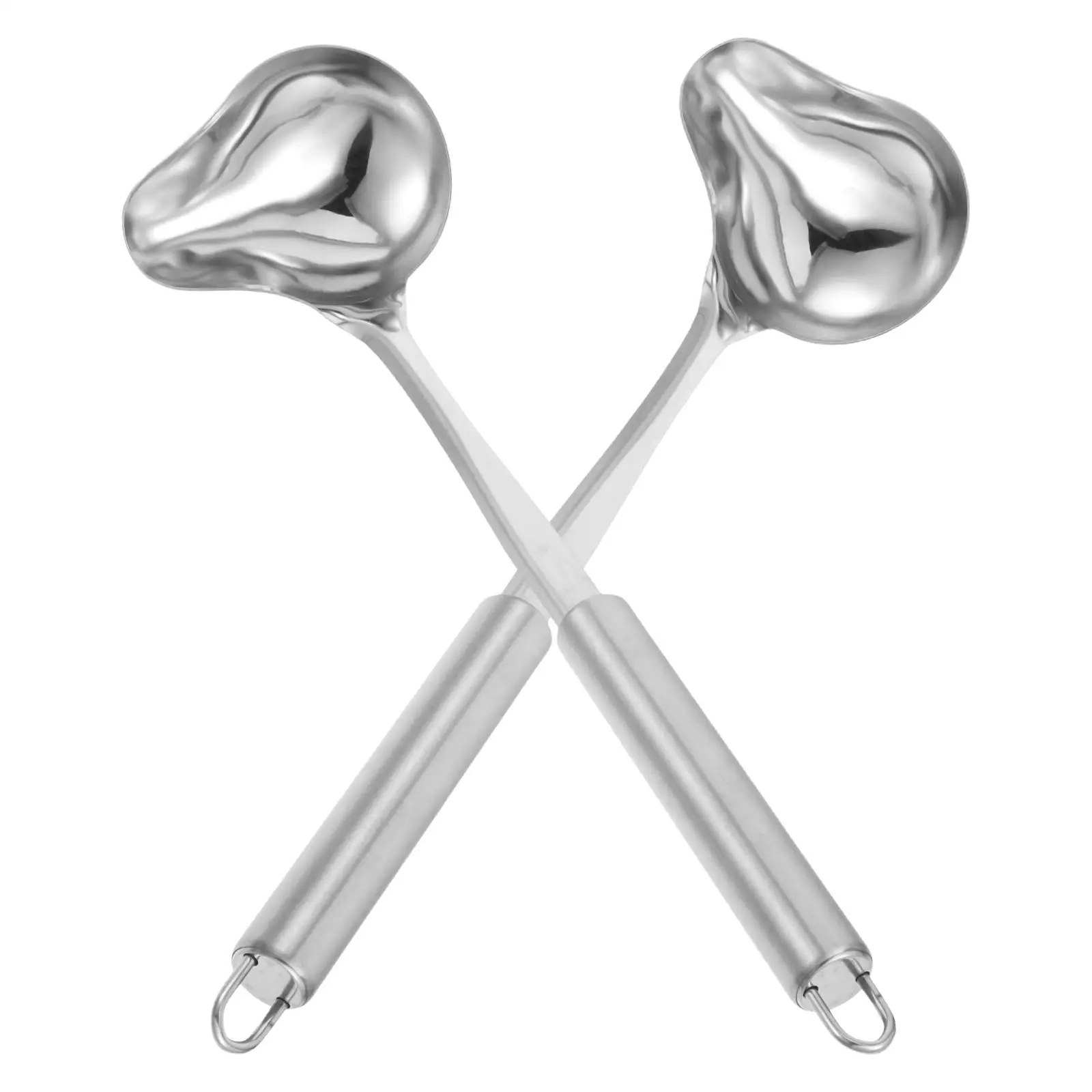 2 Pcs Stainless Steel Sauce Spoon Soup Ladle Tableware Cutlery Dessert Kitchen Gadget Oil 
2 Pcs Stainless Steel Sauce Spoon Soup Ladle Tableware Cutlery Dessert Kitchen Gadget Oil