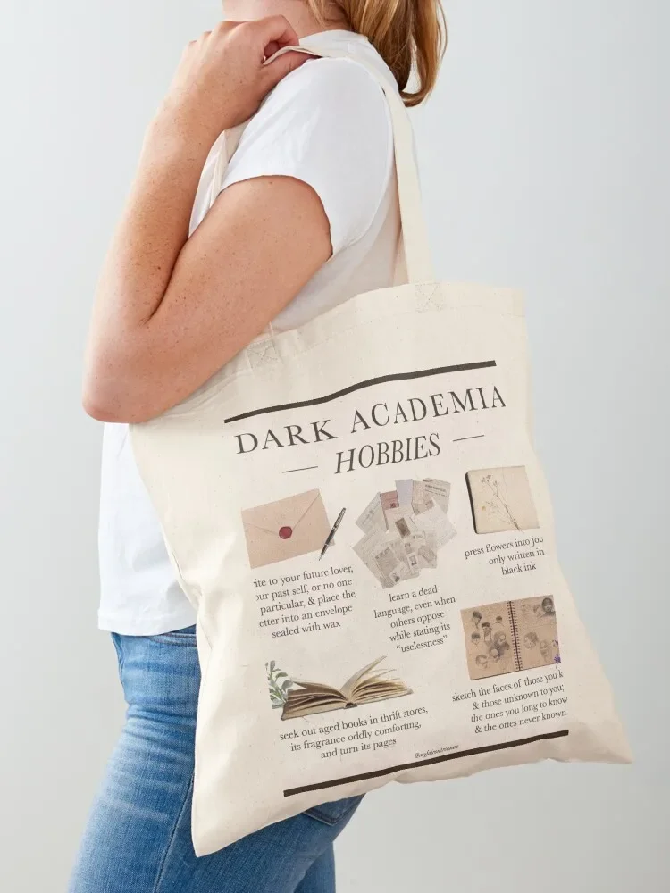 Dark academia fan art Tote Bag shopper bag women Cloth bags tote bag custom Handbags women
Dark academia fan art Tote Bag shopper bag women Cloth bags tote bag custom Handbags women