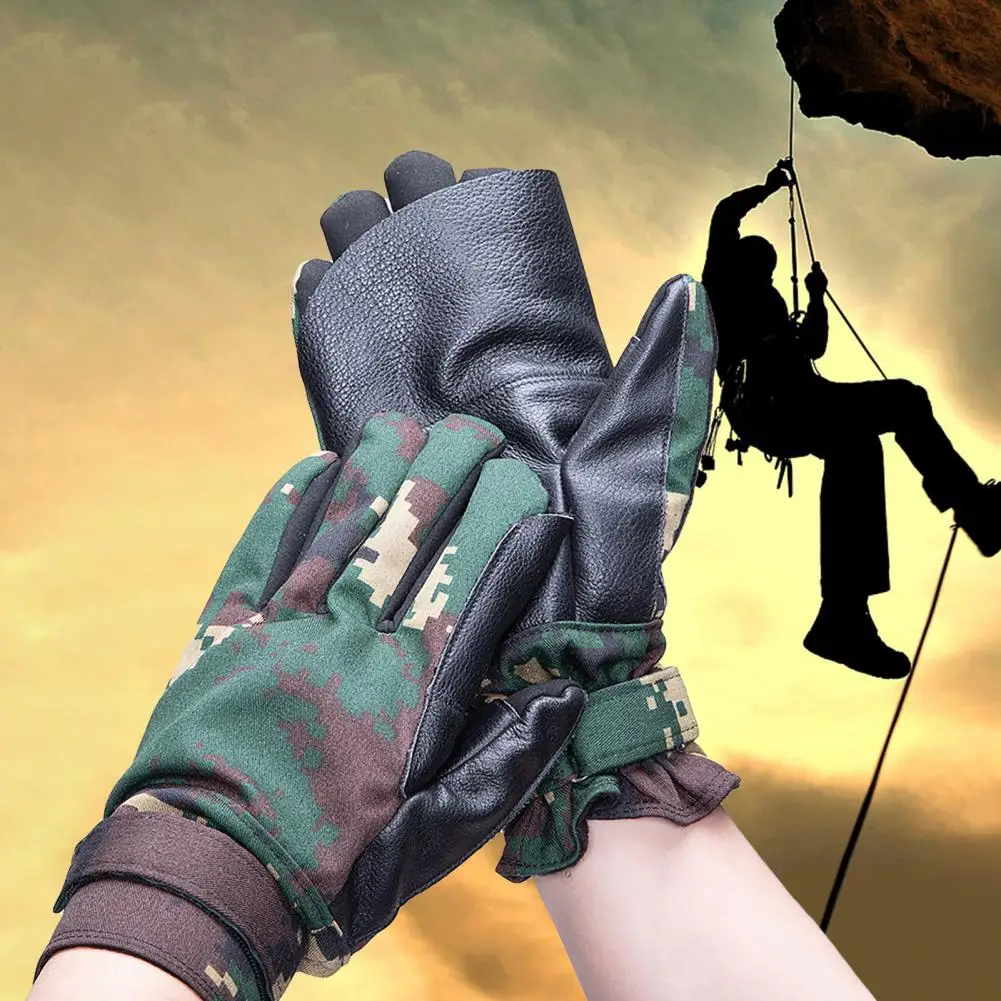 Protective Gloves Heat Insulation Comfortable Breathable Anti-slip Cowhide Camouflage Print Downhill Full Finger Gloves
Protective Gloves Heat Insulation Comfortable Breathable Anti-slip Cowhide Camouflage Print Downhill Full Finger Gloves
