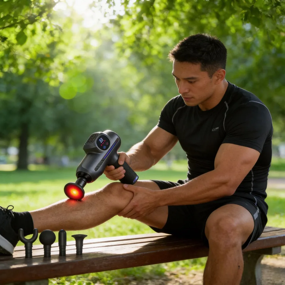 Powerful Massage Gun Handheld 9MM Amplitude With 4 Heads With Heating Head LCD Touch Screen Hight Quality Massage Gun
Powerful Massage Gun Handheld 9MM Amplitude With 4 Heads With Heating Head LCD Touch Screen Hight Quality Massage Gun