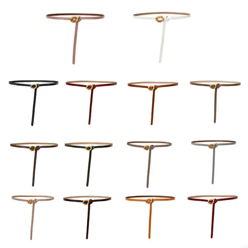 A3PB Elegant Thin Belt for Women Simple Belt Knotted Waistband for Dress Coat Decorative Skinny Belt for Dating
A3PB Elegant Thin Belt for Women Simple Belt Knotted Waistband for Dress Coat Decorative Skinny Belt for Dating