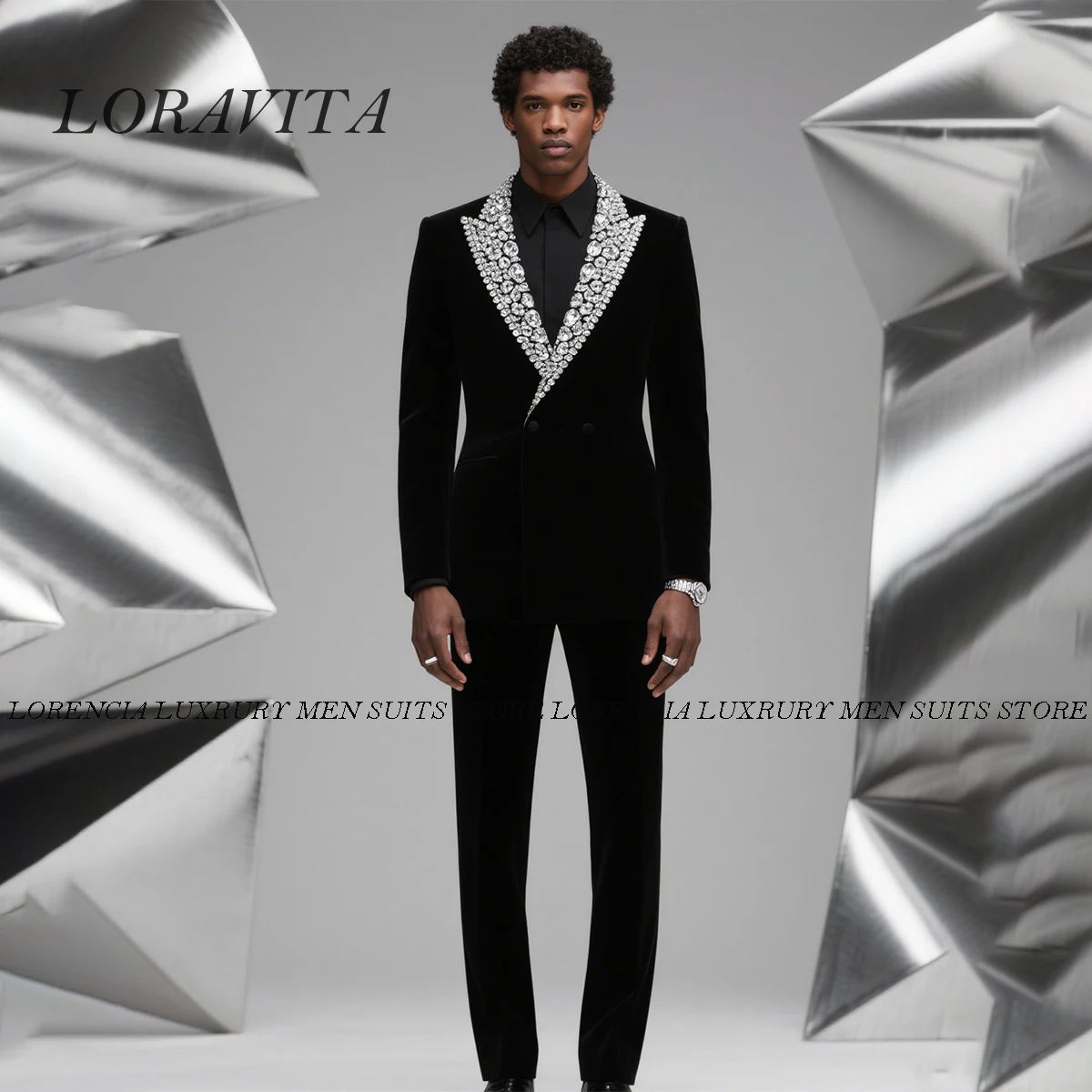 Customized Elegant Crystal Jacquard Design Men Suits Peaked Lapel Groom Wedding Tuxedos 2Pieces Male Party Blazers Costume Homme
Customized Elegant Crystal Jacquard Design Men Suits Peaked Lapel Groom Wedding Tuxedos 2Pieces Male Party Blazers Costume Homme