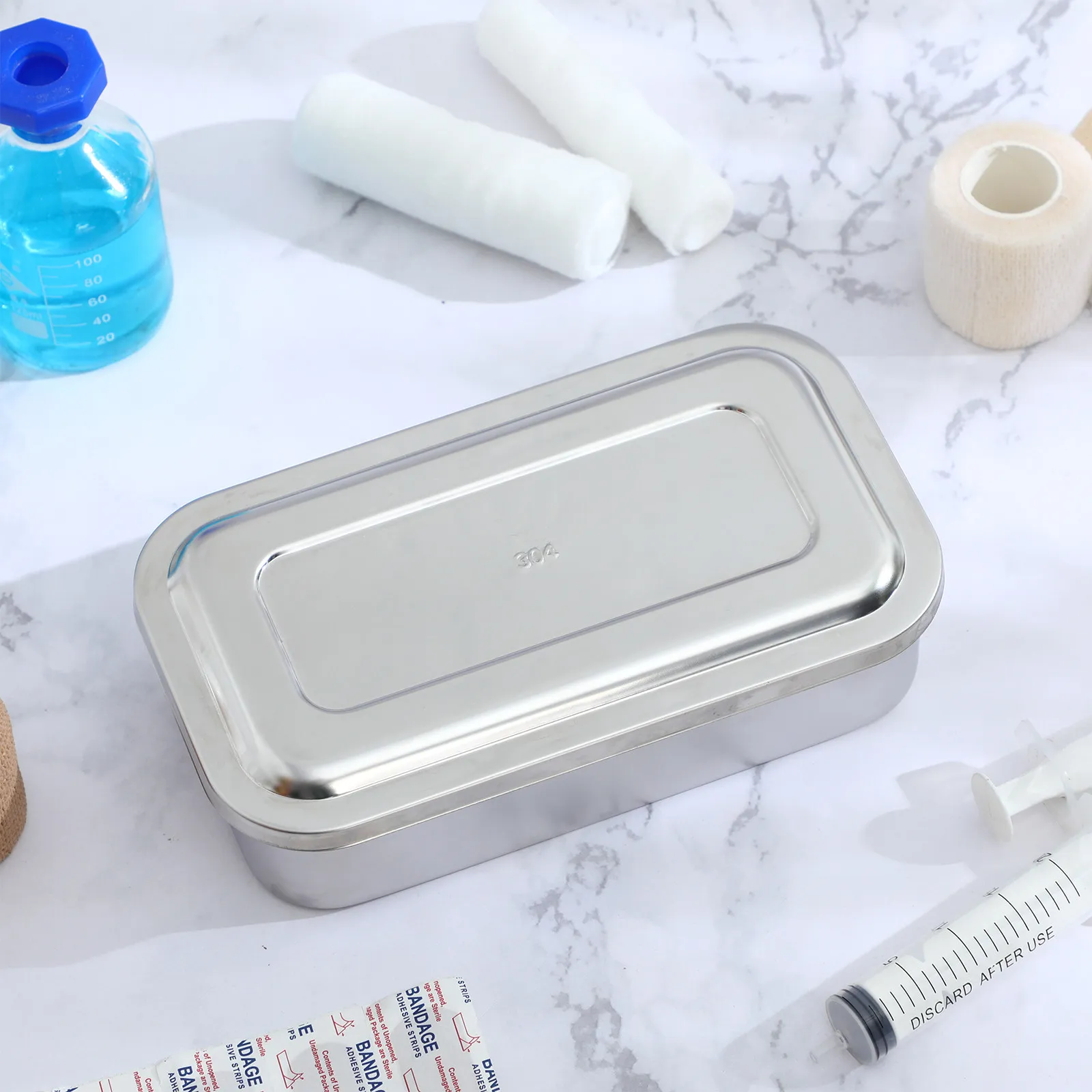8 Inch Stainless Steel Surgical Tray Lid for Clinical Instrument Storage Cotton Balls Gauze Alcohol Sterilization
8 Inch Stainless Steel Surgical Tray Lid for Clinical Instrument Storage Cotton Balls Gauze Alcohol Sterilization