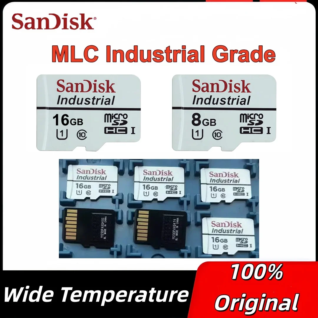 Original SanDisk 8GB 16GB 32GB TF Card Industrial Wide Temperature MLC microSDHC Industrial Grade Memory Card
Original SanDisk 8GB 16GB 32GB TF Card Industrial Wide Temperature MLC microSDHC Industrial Grade Memory Card
