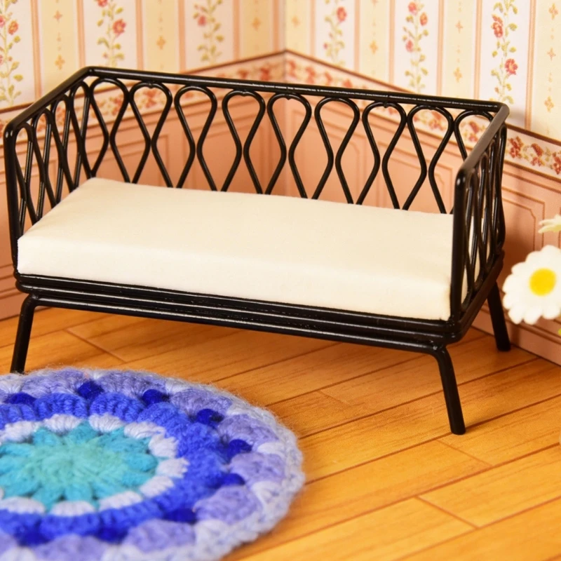 Realistic Iron Couch Model Figure for 1/12 Doll House Decoration Living Room Scene Setting Microlandscape Accessories 15UB
Realistic Iron Couch Model Figure for 1/12 Doll House Decoration Living Room Scene Setting Microlandscape Accessories 15UB