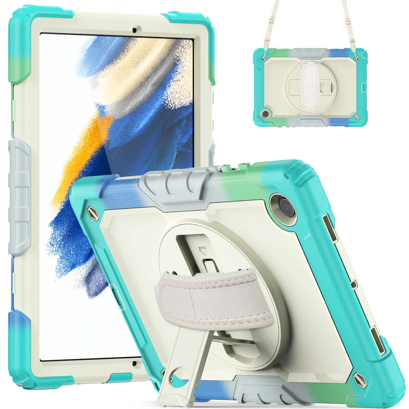 Heavy Duty Case For Samsung Galaxy A9 Plus 2023 SM-X210 X216 A8 10.5 2021 SM-X200 205 Hybrid Stand Cover With Screen Protector
Heavy Duty Case For Samsung Galaxy A9 Plus 2023 SM-X210 X216 A8 10.5 2021 SM-X200 205 Hybrid Stand Cover With Screen Protector