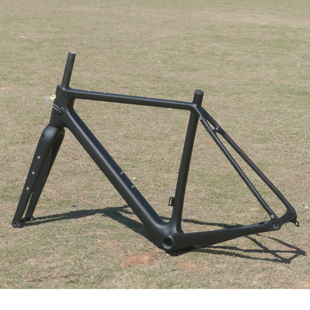 035# Top Quality Brand New Full Carbon UD Matt Gravel Bike Bicycle Thru Axle Flat Mount Gravel Frame Fork BB86 / BSA Frameset
035# Top Quality Brand New Full Carbon UD Matt Gravel Bike Bicycle Thru Axle Flat Mount Gravel Frame Fork BB86 / BSA Frameset