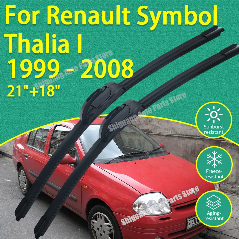 Front Silicone Coating Wipers for Renault Symbol Thalia I 1999 - 2008 Car Wiper Windshield Windscreen Blades Accessories 2000
Front Silicone Coating Wipers for Renault Symbol Thalia I 1999 - 2008 Car Wiper Windshield Windscreen Blades Accessories 2000