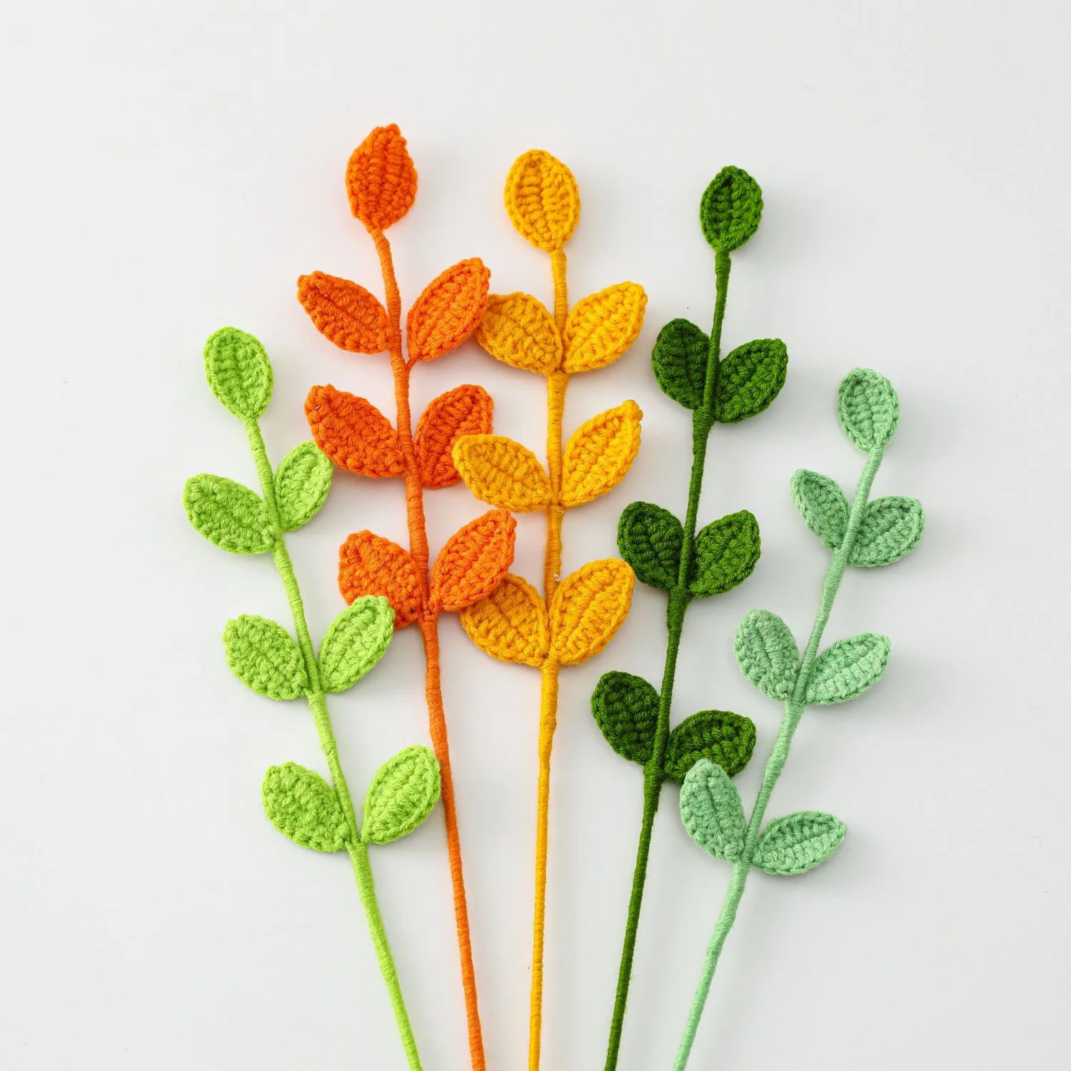 10 Branches Artificial Plants Handmade Knitting Green Tree Leaf Home Office Hotel Decoration Artificial Plants Ornament
10 Branches Artificial Plants Handmade Knitting Green Tree Leaf Home Office Hotel Decoration Artificial Plants Ornament