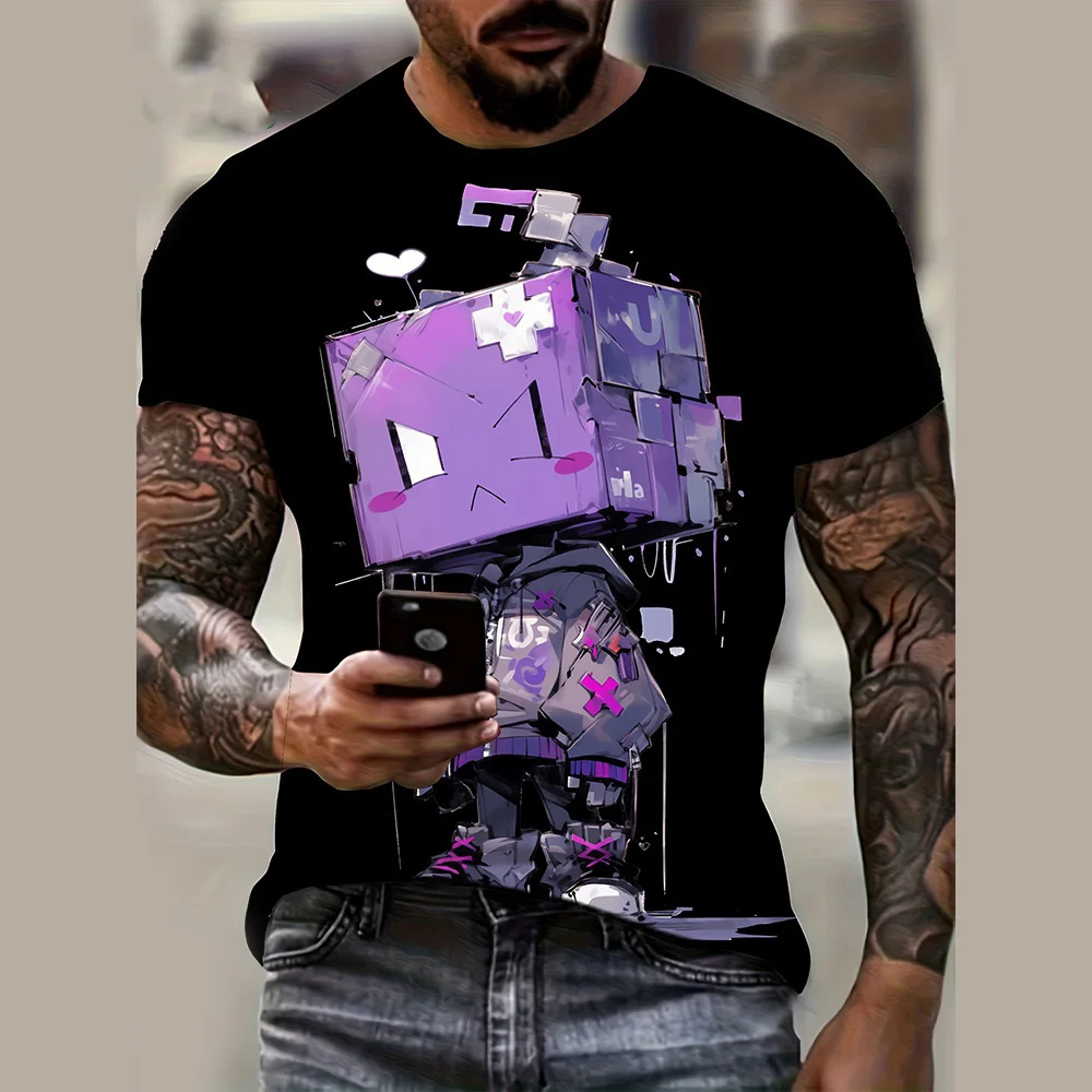 Fun Robot Graphics 3D Printed Plus-size Men's T-shirt Outdoor Fitness Street Sports Quick Drying Breathable Casual Short Sleeve
Fun Robot Graphics 3D Printed Plus-size Men's T-shirt Outdoor Fitness Street Sports Quick Drying Breathable Casual Short Sleeve