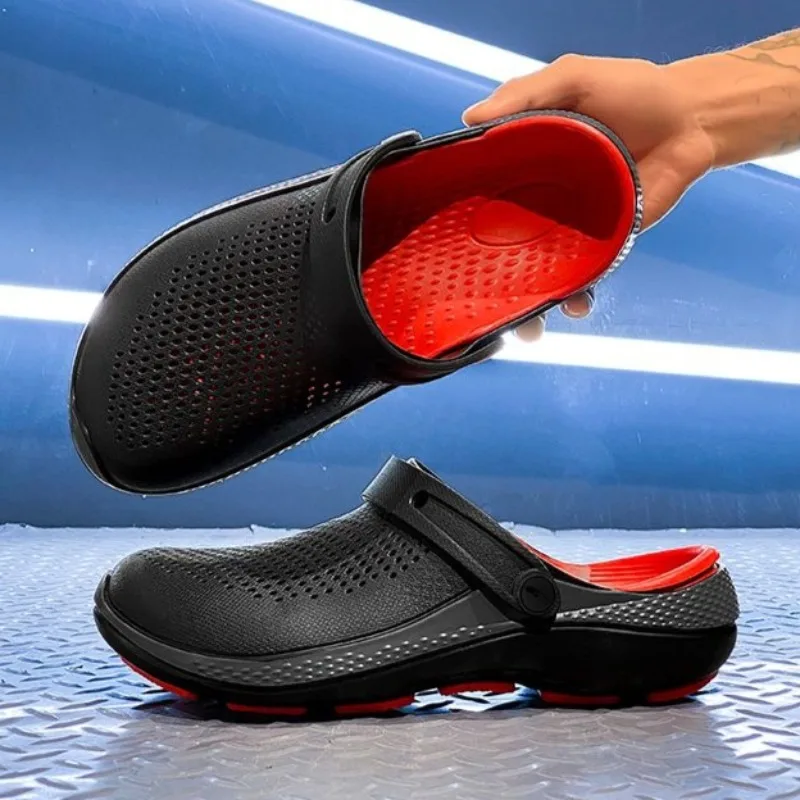 Men's Summer Anti-Slip Work Outdoor Dual-Use Soft Sole Covered Toe Sandals
Men's Summer Anti-Slip Work Outdoor Dual-Use Soft Sole Covered Toe Sandals