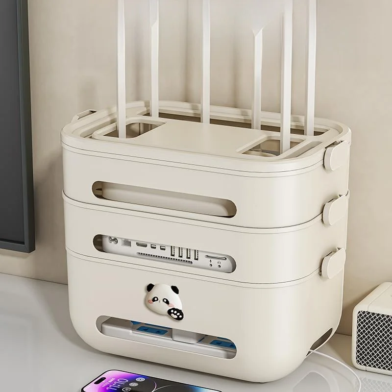 Thickened Four-Layer TV Box Cable Organizer Hidden Storage Box Home Wire Management Solution ABS Plastic Living Room Ready
Thickened Four-Layer TV Box Cable Organizer Hidden Storage Box Home Wire Management Solution ABS Plastic Living Room Ready