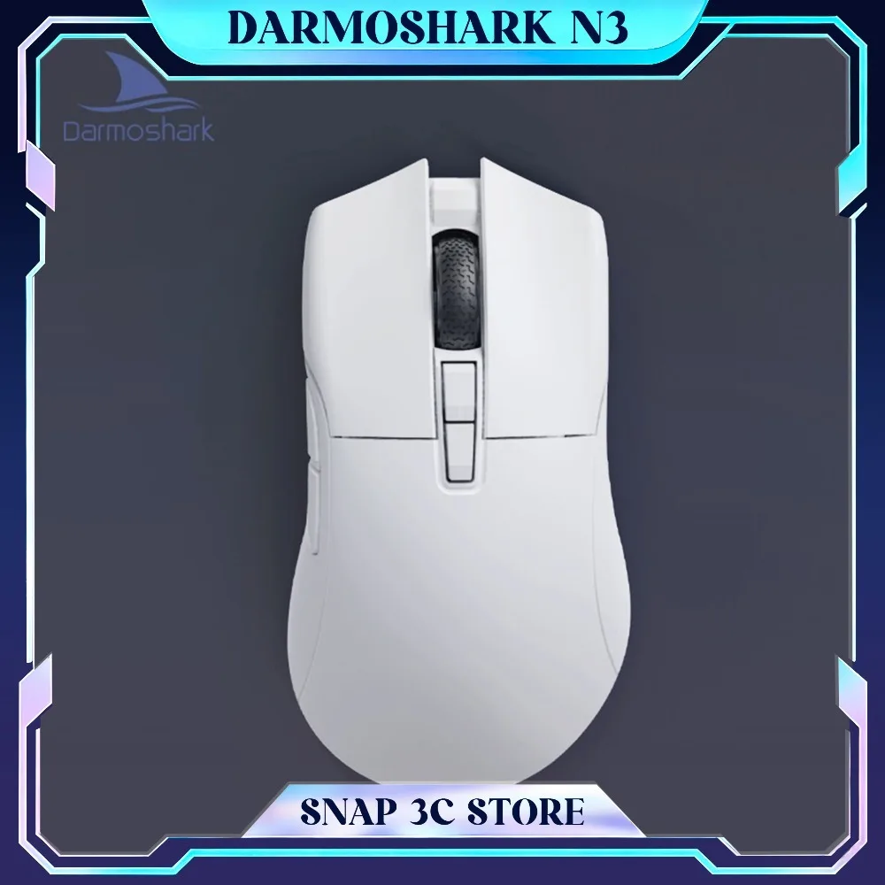 Darmoshark N3 Wireless Gaming Mouse PAW3395 Sensor 26K DPI Tri-Mode Bluetooth 2.4G Wired Lightweight Ergonomic E-Sports Mouse
Darmoshark N3 Wireless Gaming Mouse PAW3395 Sensor 26K DPI Tri-Mode Bluetooth 2.4G Wired Lightweight Ergonomic E-Sports Mouse