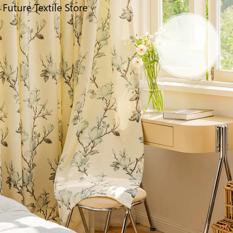 Pastoral Floral Half Blackout Curtains Living Room Bedroom Dining Room Curtains Curtains for Living dining room bedroom
Pastoral Floral Half Blackout Curtains Living Room Bedroom Dining Room Curtains Curtains for Living dining room bedroom
