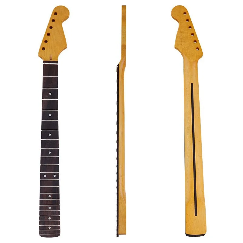 DIY accessories for 6-string 22th Canadian maple matte yellow guitar with a back and a centerline width of 5.6CM
DIY accessories for 6-string 22th Canadian maple matte yellow guitar with a back and a centerline width of 5.6CM