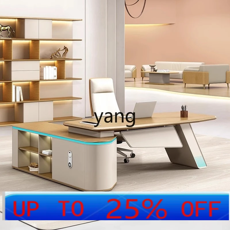 LCX simple modern light luxury desk manager table and chair combination office furniture
LCX simple modern light luxury desk manager table and chair combination office furniture