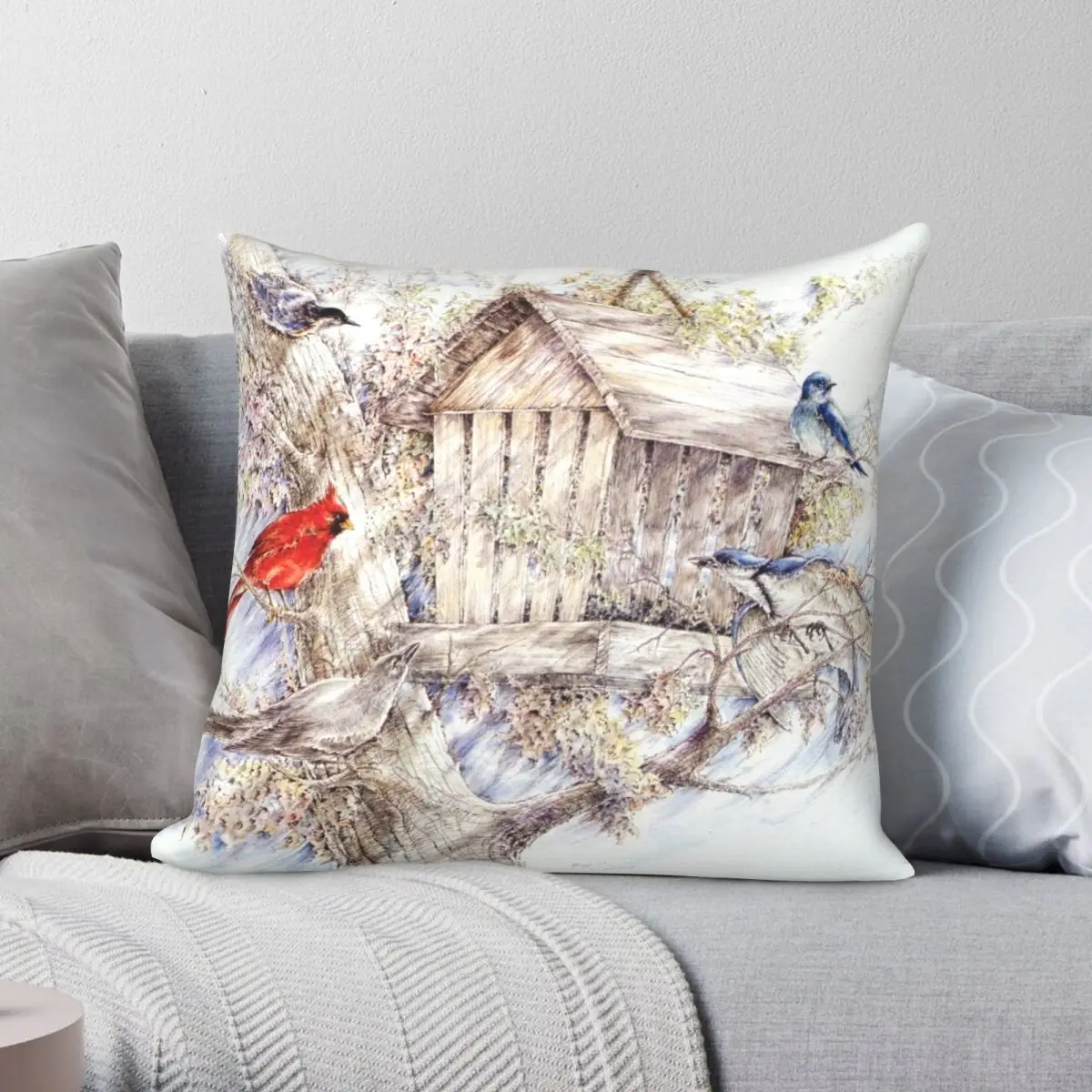 Huddled Around The Feeder Pillowcase Polyester Linen Velvet Printed Zip Decor Pillow Case Sofa Seater Cushion Cover
Huddled Around The Feeder Pillowcase Polyester Linen Velvet Printed Zip Decor Pillow Case Sofa Seater Cushion Cover